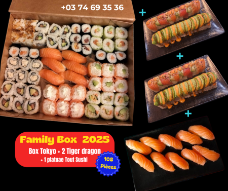 Family Box 2025 108 Pièces 10 % offre !!!